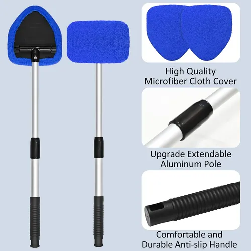 Kit Limpieza Parabrisas Auto Con Microfibra Y Pulverizador A