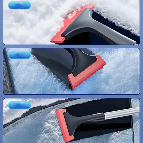 Raspador De Hielo Para Parabrisas Universal Ice Remv Red Telescopic Model