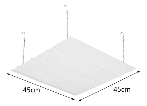 Deflector De Aire Central Duradero De 45 Cm X 45 Cm