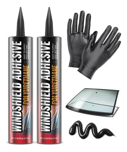 Adhesivo De Poliuretano Para Parabrisas Pack X2