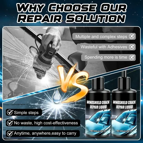 Kit Profesional Líquido Para Reparación De Grietas En Parabr