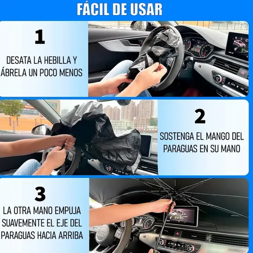 Parasol Paragua Parabrisa Luneta Proteccion Uv Auto Plegable