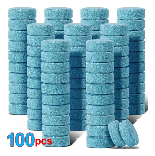 Tabletas Limpiaparabrisas Efervescentes Para Coche, 100 Unid