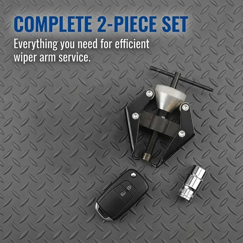 Kit 2 Herramientas Ajustables Metal Para Limpiaparabrisas