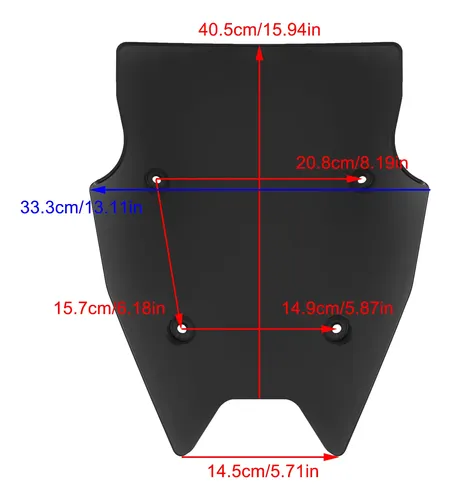 Parabrisas Para Bmw R1200rs 2015-2018 R1250rs 2019-2024 Crom