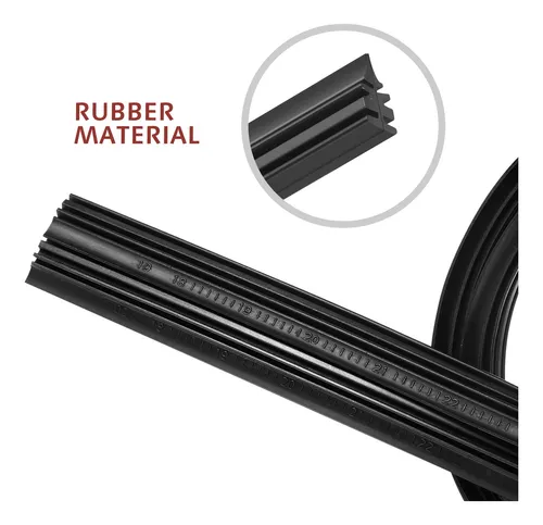 Tiras De Goma Para Limpiaparabrisas De Coche, 2 Unidades