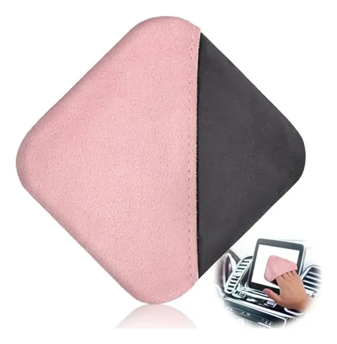 Almohadilla Limpiaparabrisas De Microfibra Rosa Para Coche,