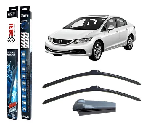 Escobillas Limpiaparabrisa Bari Honda Civic 1.8 2012-2015