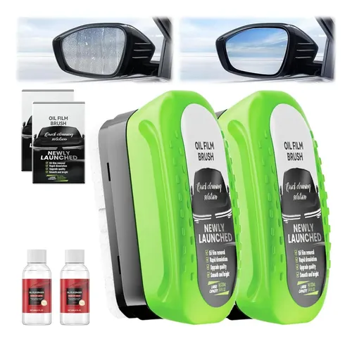 Limpiavidrios Para Auto Sin Rayas Con Cepillo Y Esponja